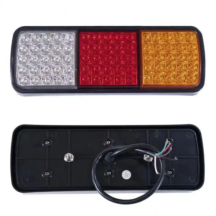 12V Combination Rear Lamp 75 LED Truck Tail Light Stop Indicator for Trailer Forklift Van Truck