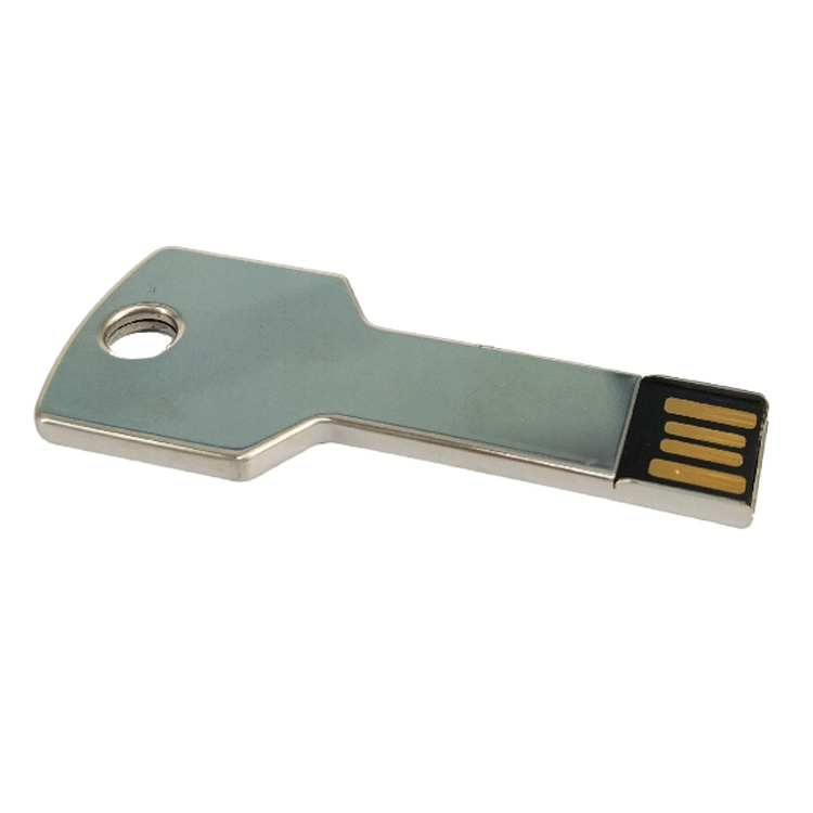 Custom key shape usb flash drive 4GB, 8GB, 16GB, 32GB, 64GB metal key usb, promotional gift usb key with logo