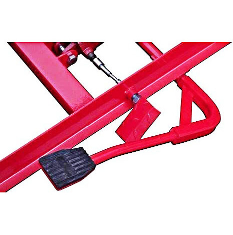 800LBS red parallel table hydraulic motorcycle lift platform in stock Motorcycle Lift /hydraulic motorcycle lift table