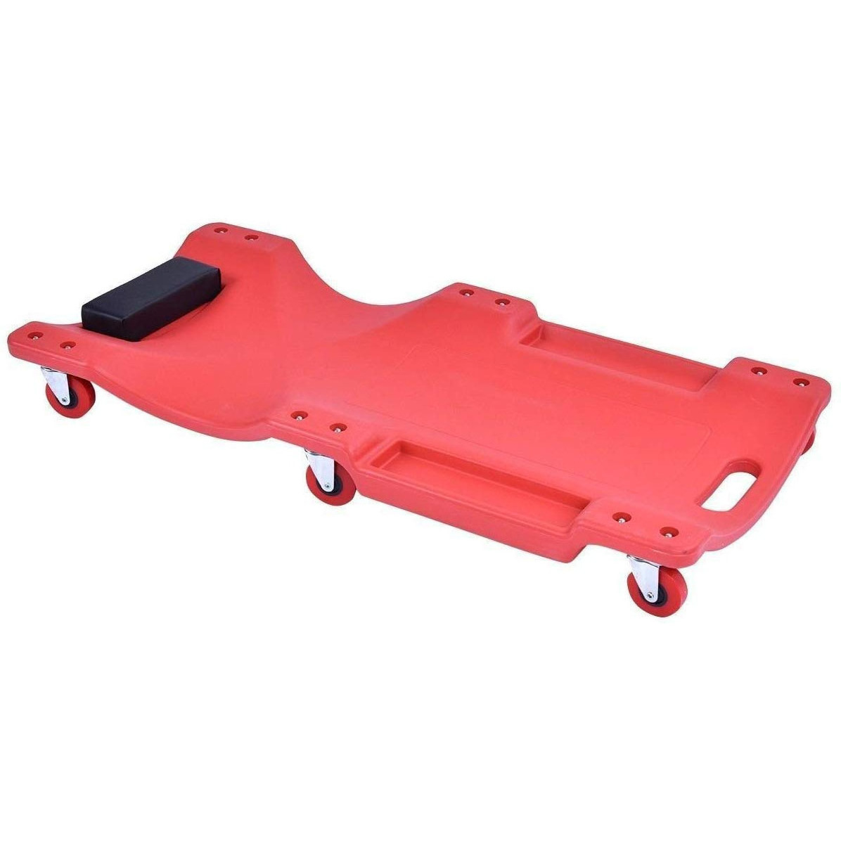 Plastic Rolling Garage Creeper with Padded Headrest 36