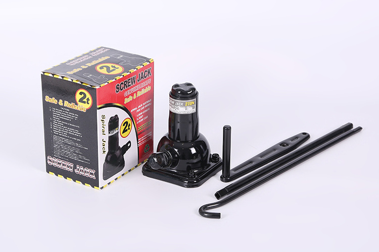 2ton Spiral Tire Change Jack Mechanical Screw Spiral Bottle Jack 2Ton 310mm Automotive Construction Lifting