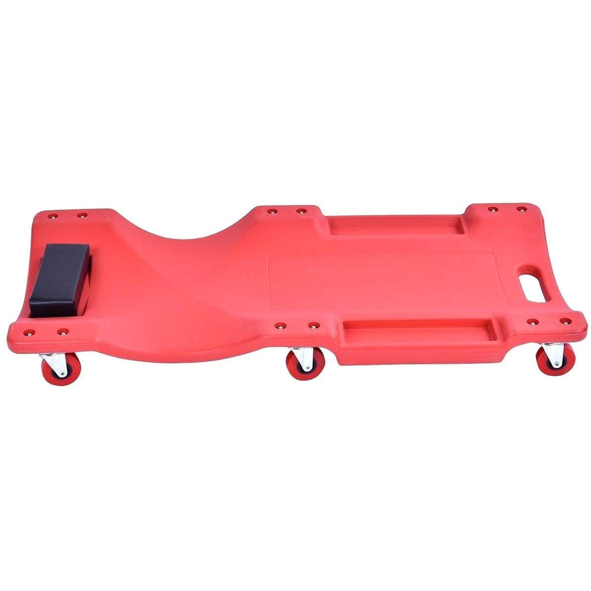 Plastic Rolling Garage Creeper with Padded Headrest 36