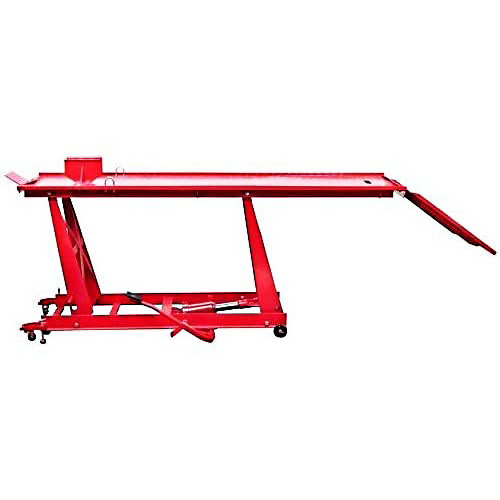 800LBS red parallel table hydraulic motorcycle lift platform in stock Motorcycle Lift /hydraulic motorcycle lift table