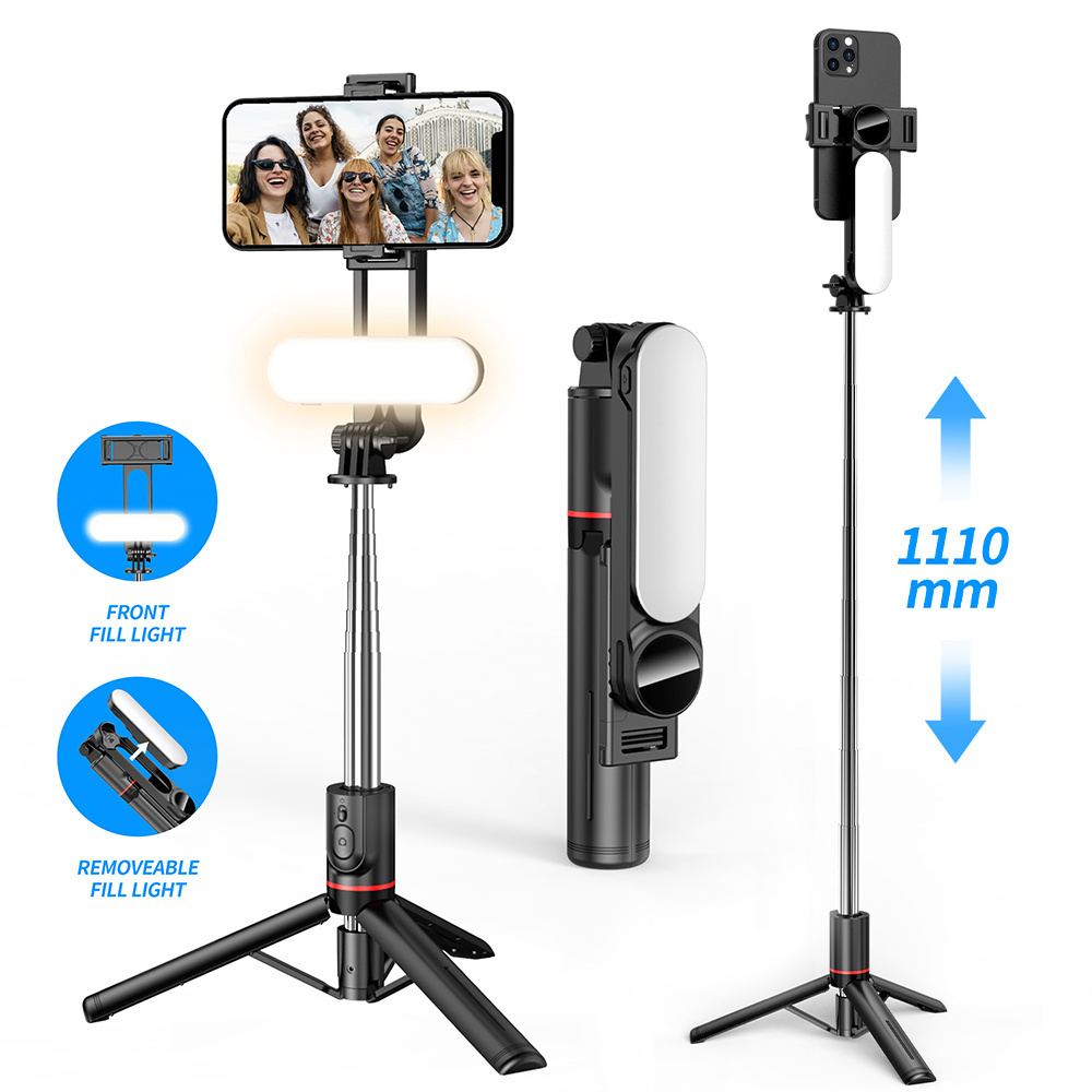 wholesale low price extendable multi angle 360 rotation selfie stick tripod cheap