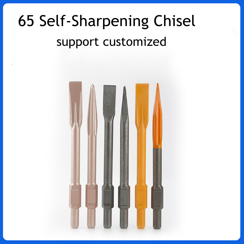 Blocking self-sharpening Point Chisel 17*280mm Hex Shank Chisel