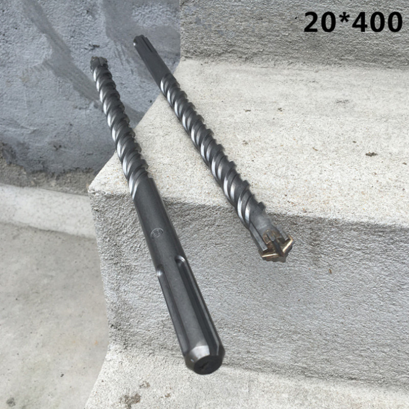 Manufacturer Price Carbide Cross Tip 4 Cutters S4 Flute SDS Max Hammer Drill Bit for Granite and Concrete Drilling