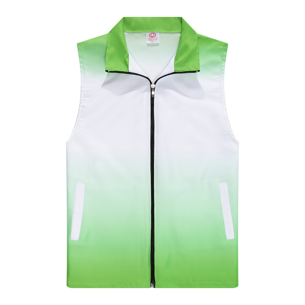 Custom Logo Women Men's Vests Same Style Zipper Work Jacket Summer Outdoor Sports Sleeveless Softshell Clothes