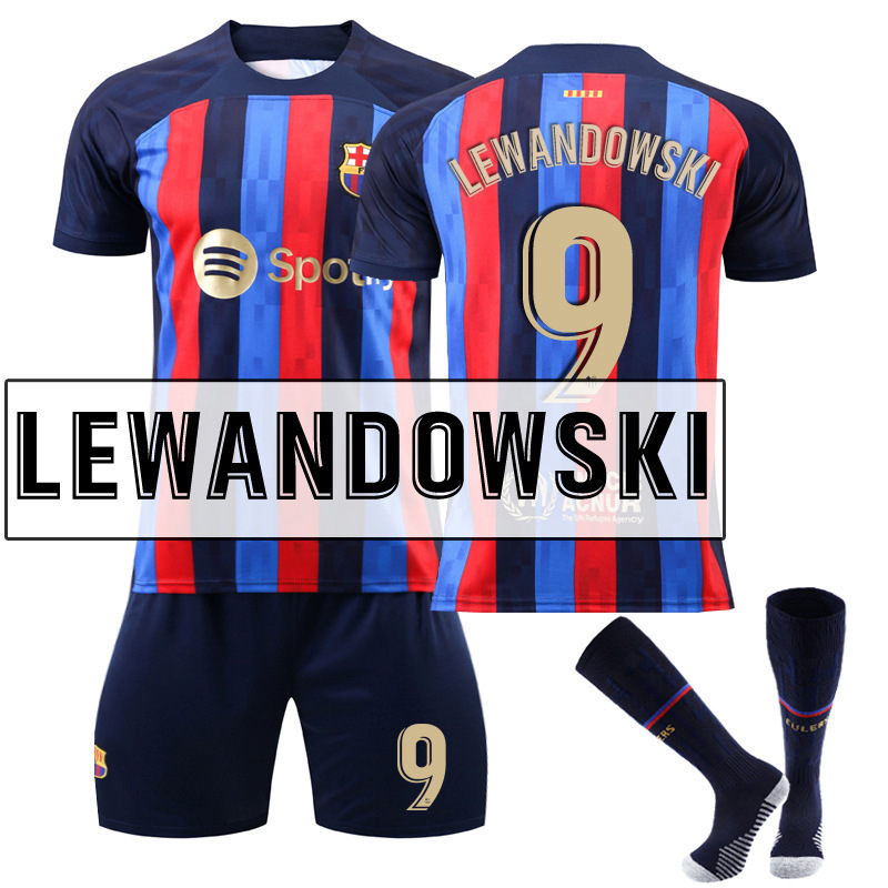 Wholesale of well-known team uniforms and socks Paris Messi jersey home and away football jersey