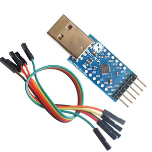 USB 2.0 to TTL UART 6PIN Module Serial Converter CP2104 STC PRGMR Replace CP2102 With Dupont Cables