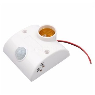 NEW Automatic Light Holder E27 Infrared Motion PIR Sensor LED Light Lamp Holder Switch 110V For US