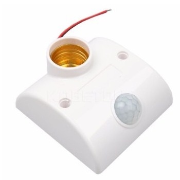 NEW Automatic Light Holder E27 Infrared Motion PIR Sensor LED Light Lamp Holder Switch 110V For US