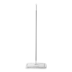 Boomjoy New design Step on the Button to Glue Mop Cloth Hand Free Microfiber Flat Mop