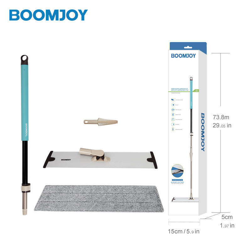 Boomjoy New Arrivals 2023 Cheap Microfiber Flat Mop For Floor Cleaning