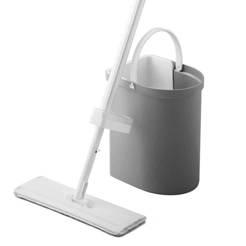 Boomjoy 2022 new mop bucket wet and dry hand free 360 flat mop microfiber cloth