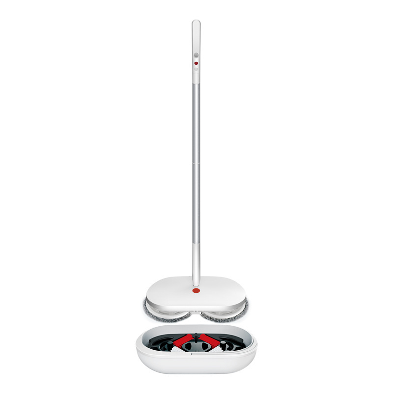 BOOMJOY Intelligent Robot Mop Electrical Spin Mop With Bucket Set with water