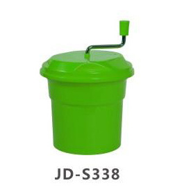 JD Commercial Economic Salad Spinner PP Manual 19L/5Gal Salad Dryer Tool Large Salad Spinner for Restaurant Canteen Hotel