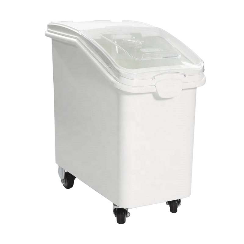 IB79  Mobile Flour Storage Dispenser with Caster 81L