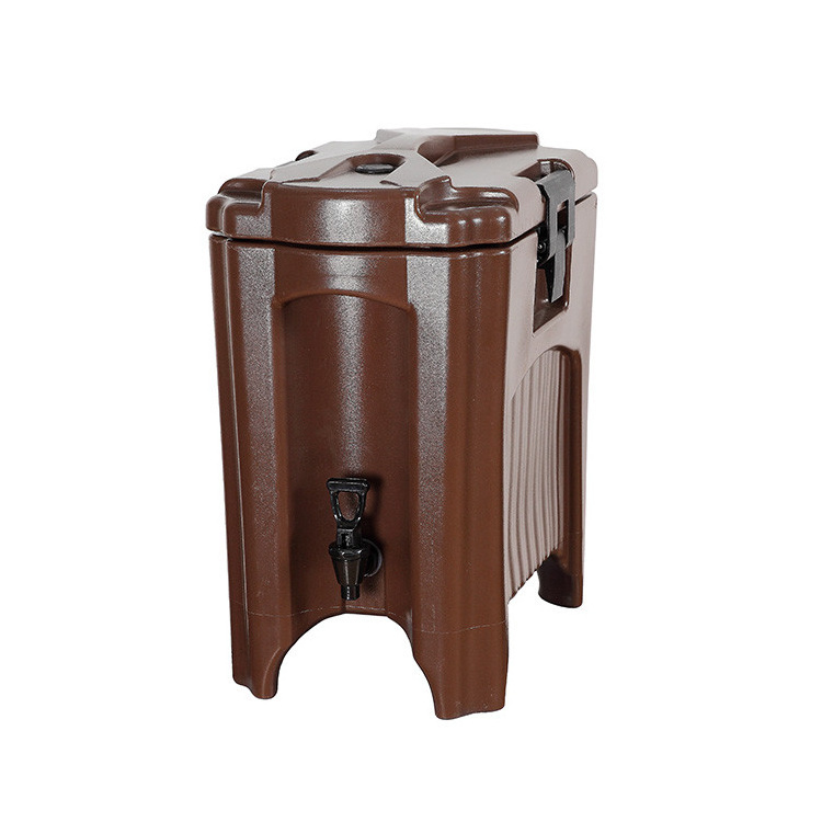 Catering Event Supplies Plastic PE Heat Preservation Thermal Beverage Drink Server Insulated Coffee Dispenser