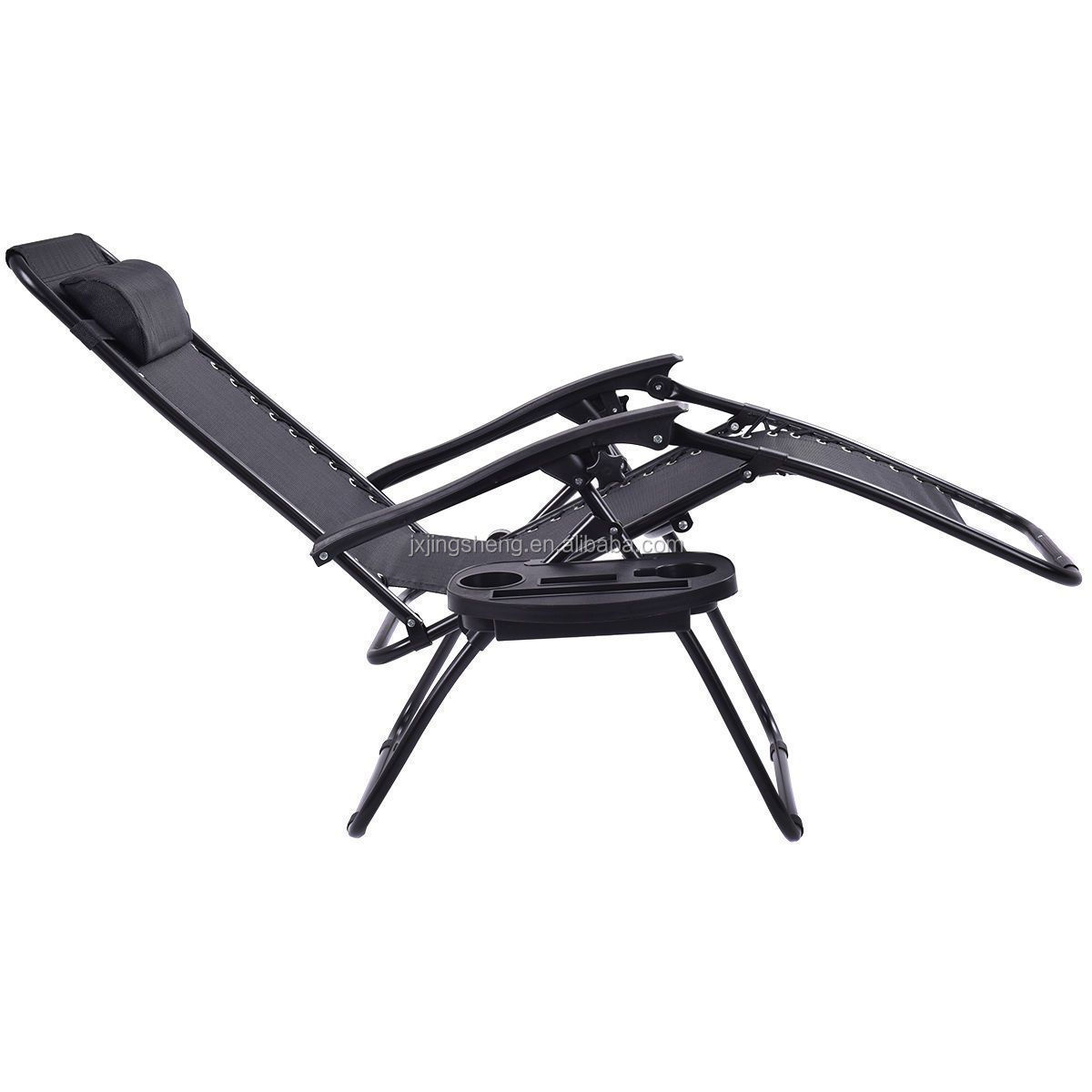 JL10016 Beach Chair Folding Sun Bathing Aluminum Beach Lightweight Portable Swimming Pool Lounge Chair Outdoor