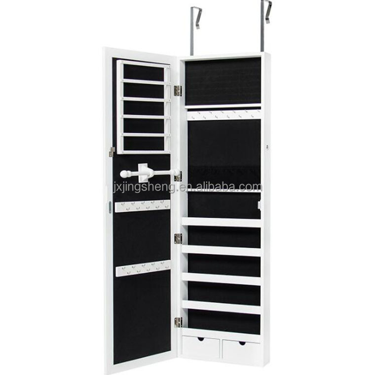 Mirrored furniture living room wall organizer jewelry cabinet