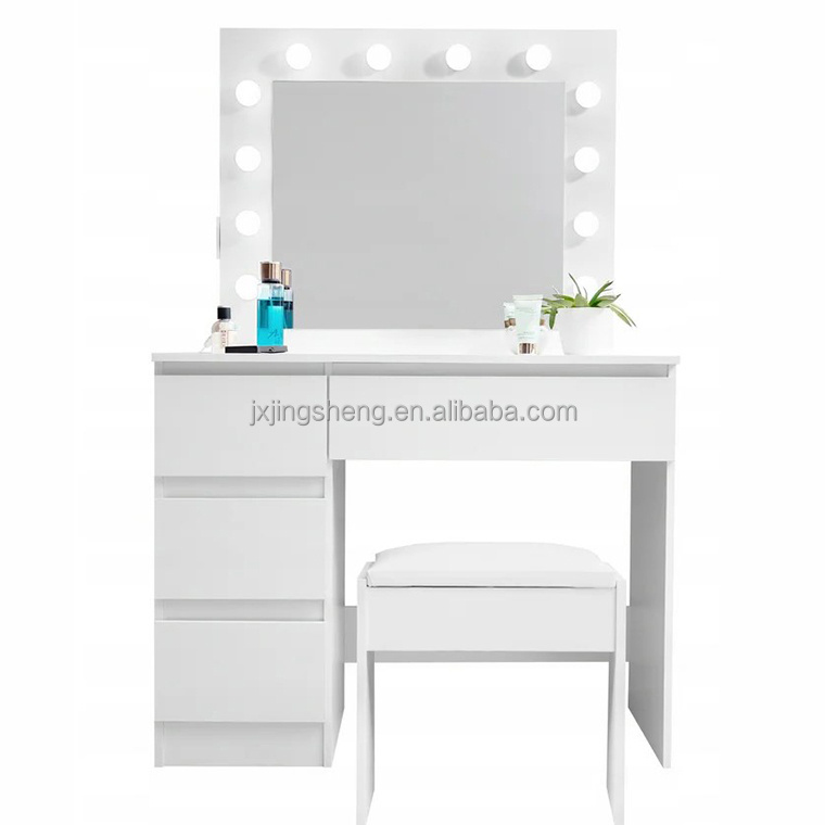 Wood Bedroom Dressers White Dressing Makeup Table