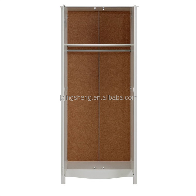 Goodlife wholesale high quality white wooden wardrobe new armoire