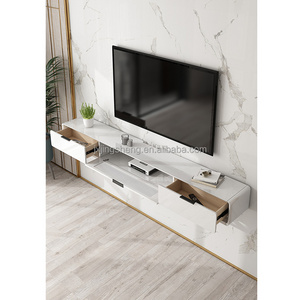 TV Unit Modern for Living Room Wooden Floating TV Stands Wall Mounted