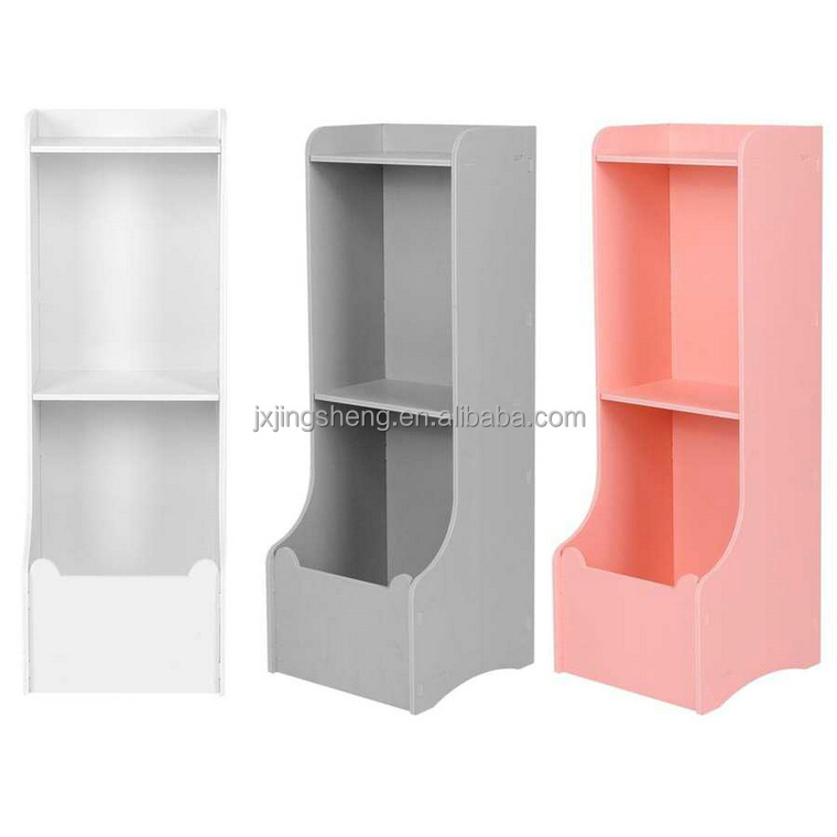 Kids Bookcase Toy Storage Cabinet Baby Kindergarten Organizer Rack Nursery Room Bookshelf Children Furniture