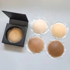 Women waterproof Pasties Adhesive Petals Boob Decorative solid Silicone Nipple Covers And Nipple Pasties