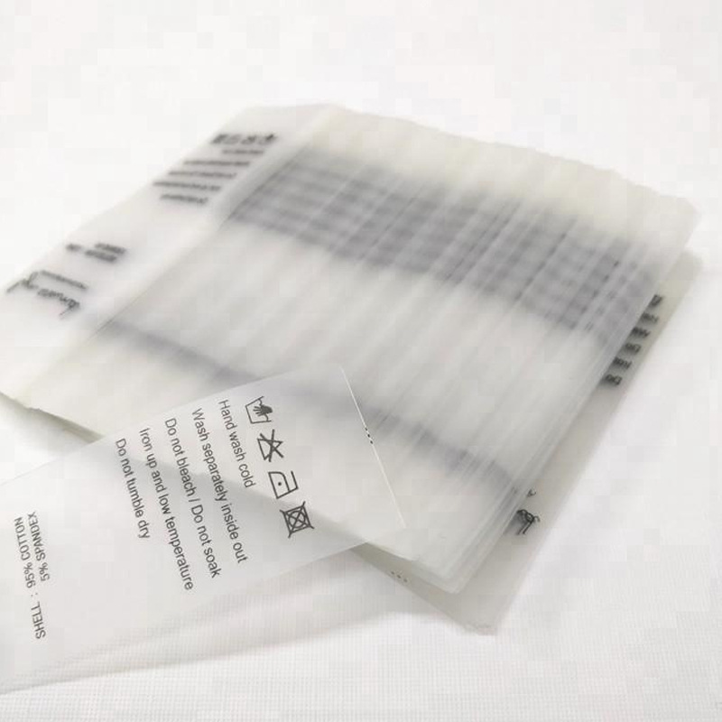 Custom Size Name Logo Transparent Water Proof Printed Tpu Clothing Care Labels For Bikinis,High Quality Soft Silicone label