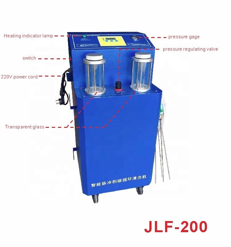 Jiangxi Jielifeng JLF-200 Engine Carbon Walnut  Blasting Blaster Equipment Decarbonization flush Machine