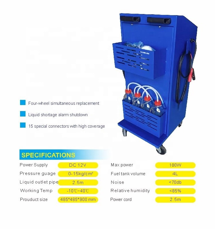 Hot sale product Car Brake Fluid Bleeder filling machine/Electric oil exchange oil equipment can save oil