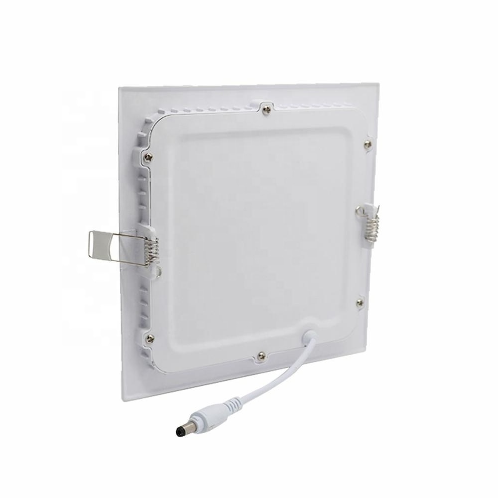 Ultra Slim 3W 6W 9W 12w 18W 24 Recessed Room Fixture Square Ceiling LED  Light Panel