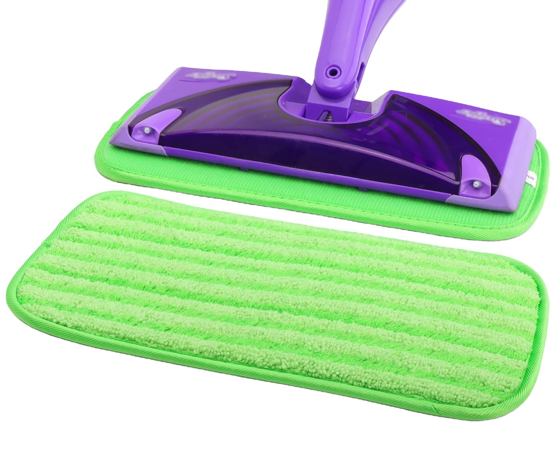 Reusable Mop Pad Replacement With Washable Heavy Duty Microfiber Replacement Mop Cloth