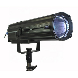 JOYRAY LED Follow Spot Light Zoom 350W 7 to 13 Degree Cool White 8500K DMX Version Stage Theatrical Theater L