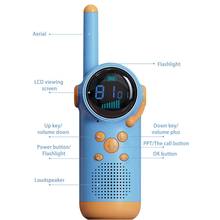 2023 Kids Gifts Long Range Wifi Wireless Mini Radio Phone Walkie-talkie Mobile Walkie Talkie for Children Christmas Gift 10 OEM