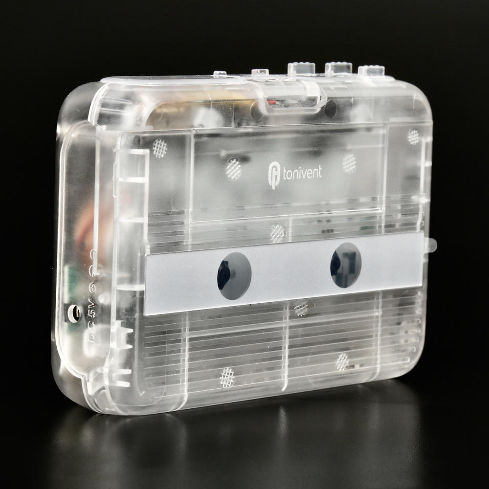 New Transparent BT Cassette Tape Players Radio Cassette Walkman for Christmas Gift