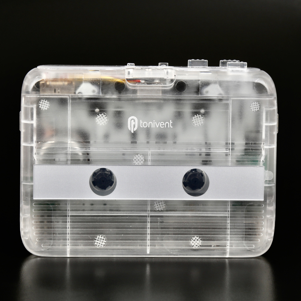 New Transparent BT Cassette Tape Players Radio Cassette Walkman for Christmas Gift