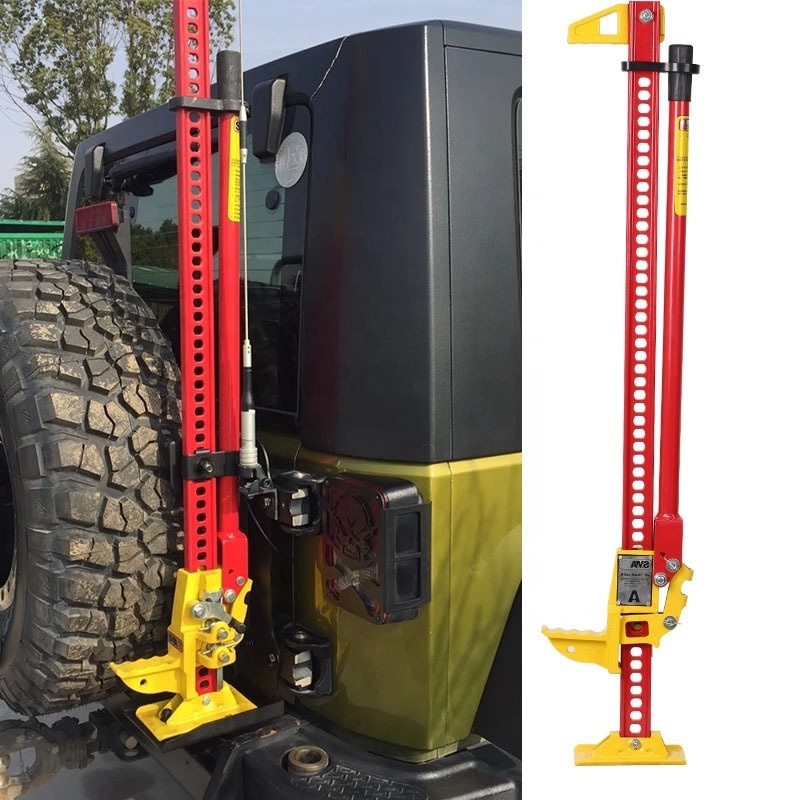 2022 China Tool Manufacturer CE/GS Quality Steel 32 Inch Manual Pole Tractor Off Road Truck SUV Bumper High Lift Stand Farm Jack