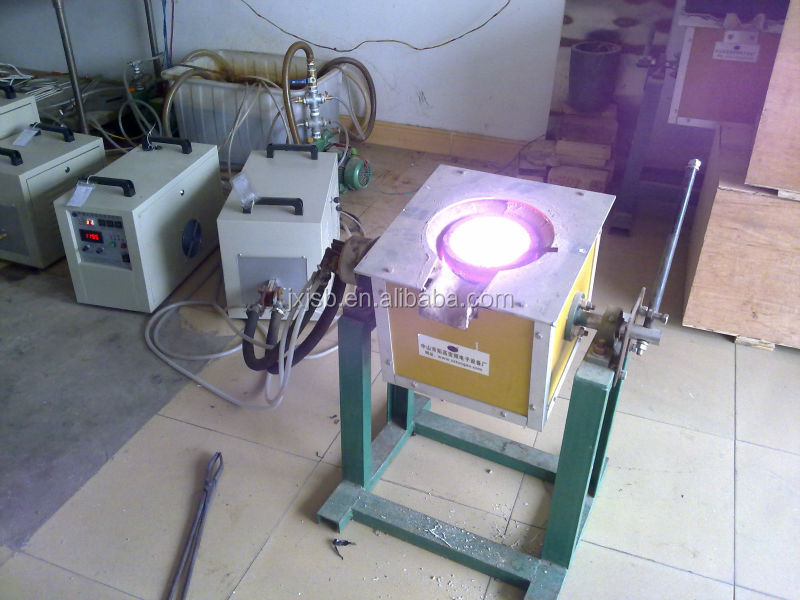 2000 Degree  Induction Gold Melting Furnace Hot Melt Machine For Sale