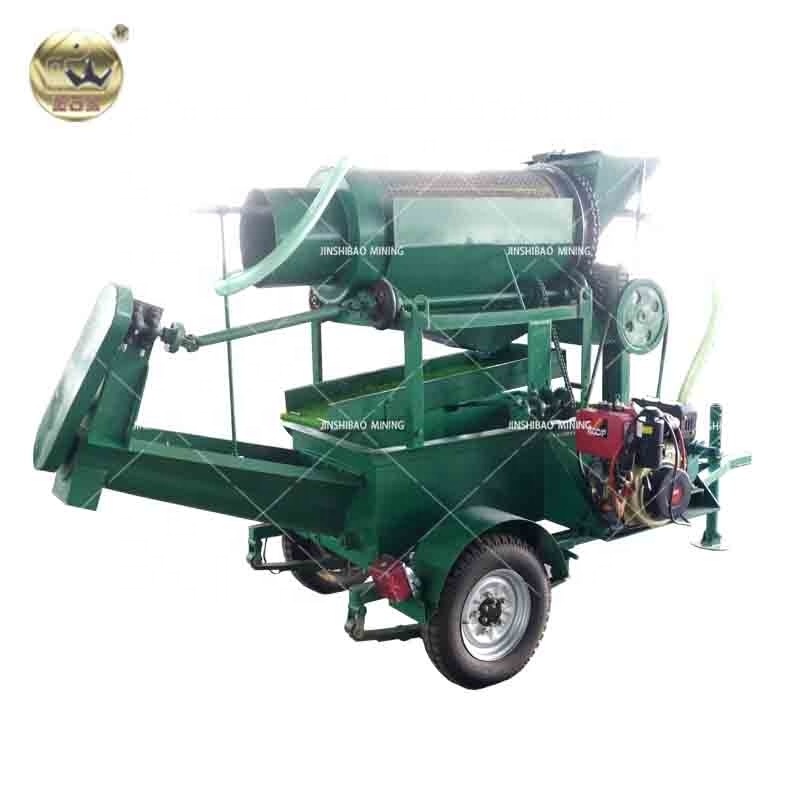 Portable Small Mini Trommel Gold Washing Plant for sale