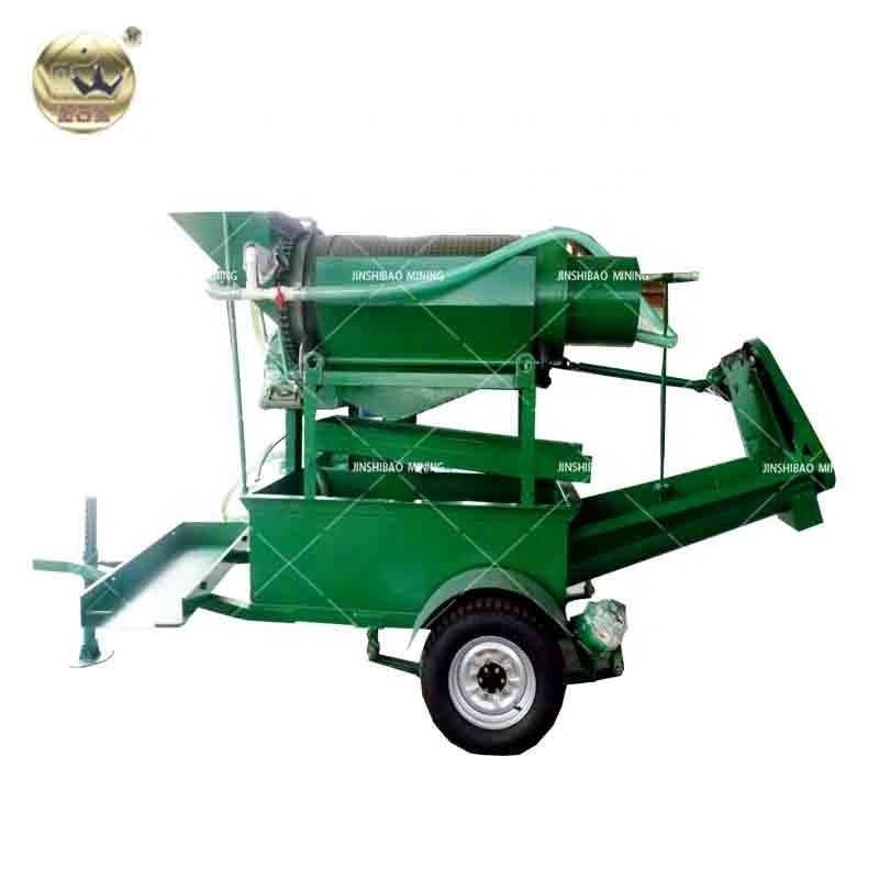 Portable Small Mini Trommel Gold Washing Plant for sale