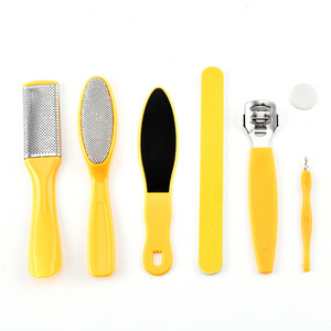 professional nail supplier Foot care kit custom logo personal pedicure kit Explosive Models 7pcs pedicure kit