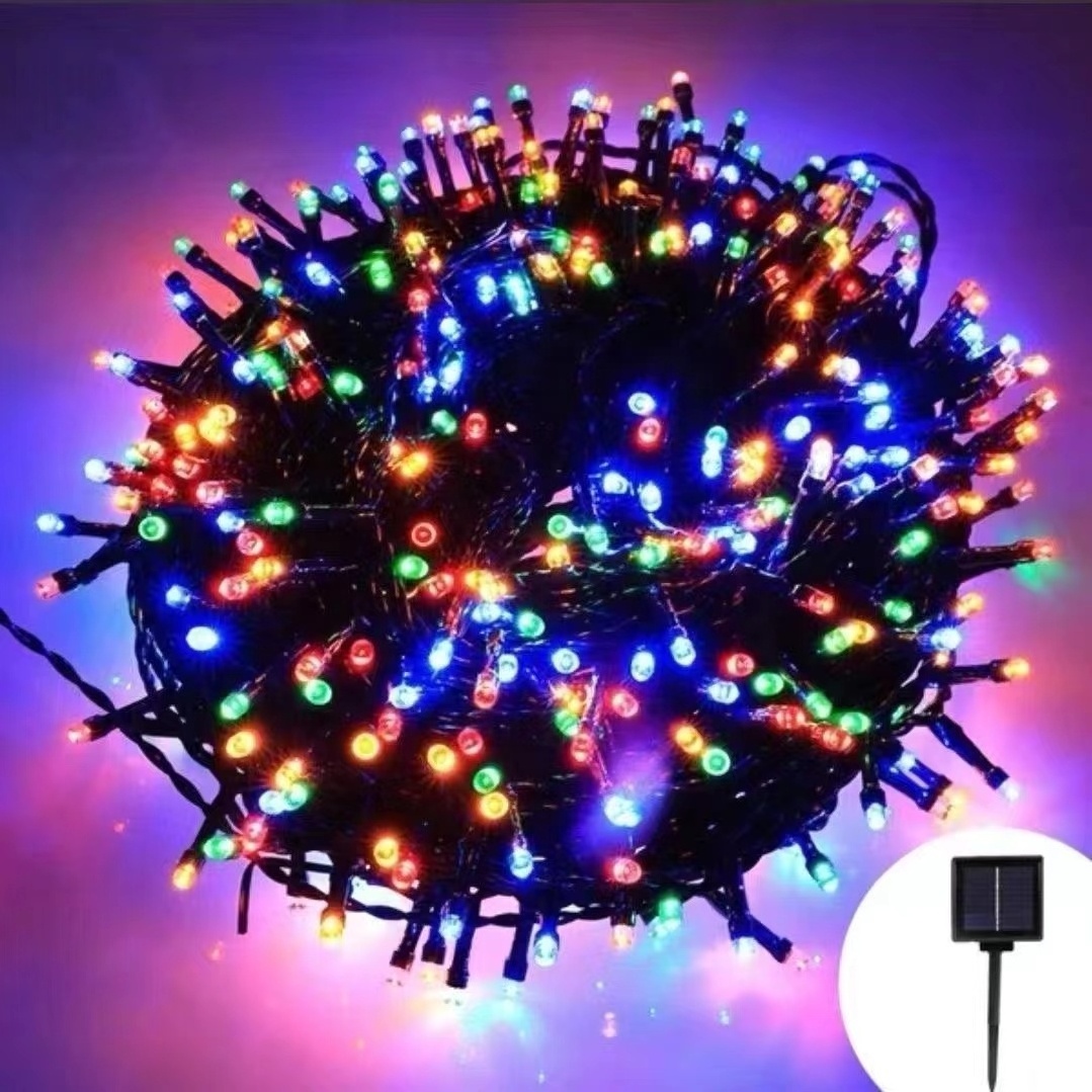 WTL Bulbs LED String Light Party Lamp Holiday Lantern Outdoor Decoration Solar Garden Decorative Lighting Motif Christmas Lights