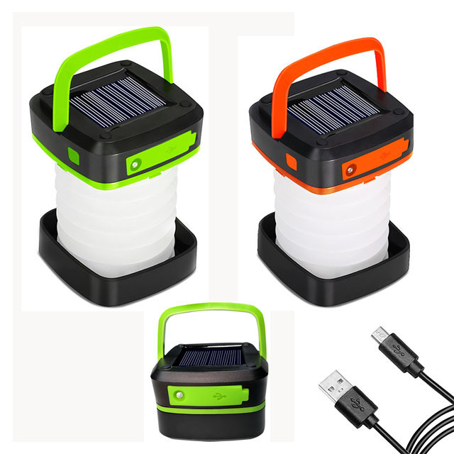 USB charging and discharging LED portable solar camping light 1W high-power tent light outdoor camping waterproof light