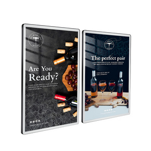 Custom Magnetic Sign Holder Magnetic Poster Frame A1/A2/A3/A4 15mm Thickness Wall Mount Advertising Poster Frame