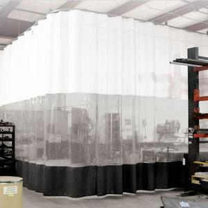 Cold Storage Polar PVC Curtain Clear Plastic Strip Curtain Transparent PVC Curtain