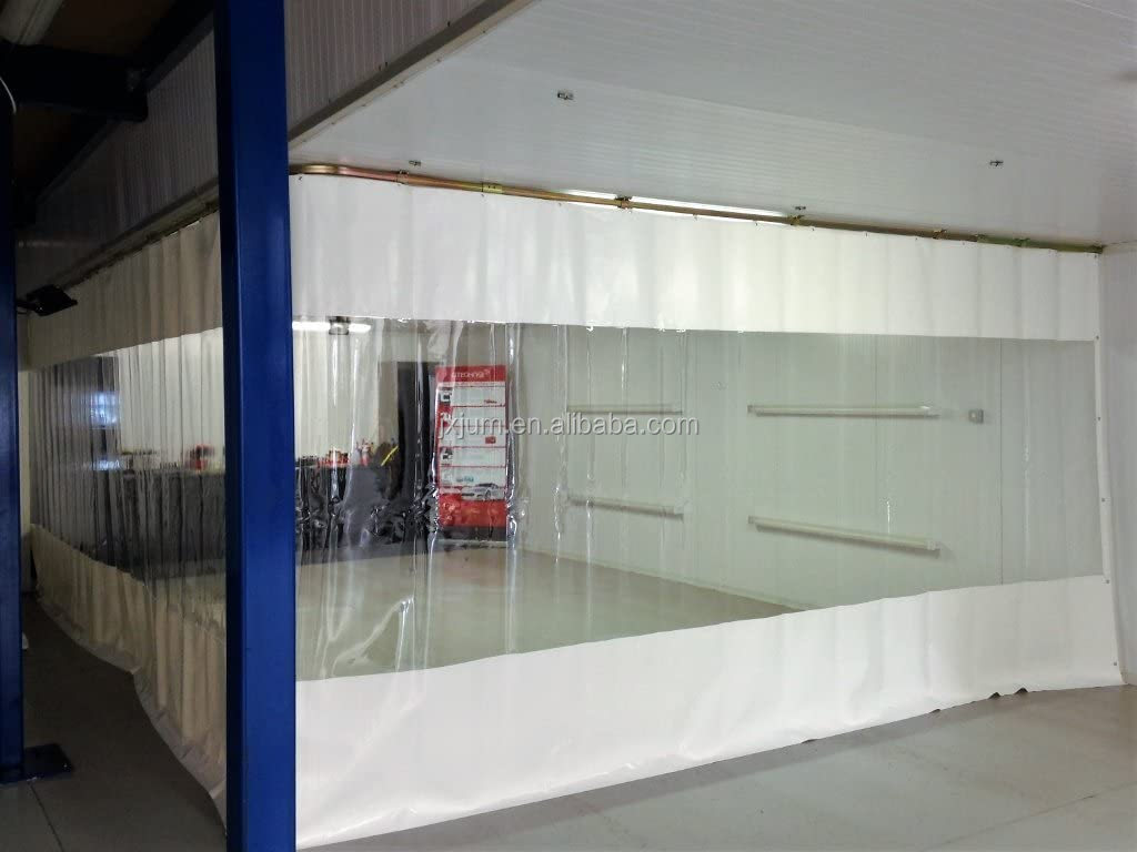 Wash Bay Curtain Car Wash Curtain Walls Transparent PVC