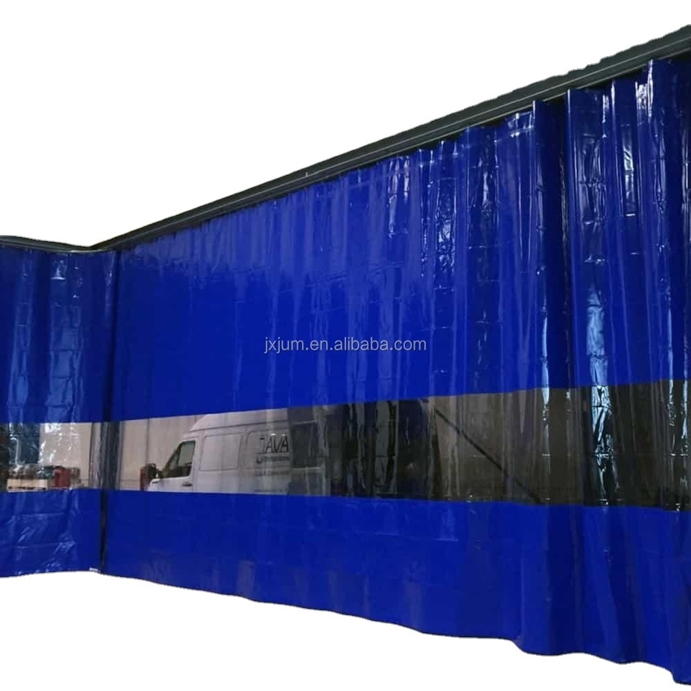 Curtain Industrial Warehouse Divider Waterproof Transparent PVC Curtain For Car Wash