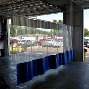 Custom PVC Vinyl Waterproof Curtains Walls and Car Wash Curtain